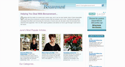 Desktop Screenshot of facingbereavement.co.uk